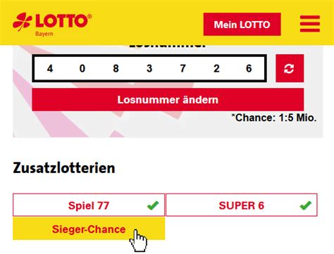 sieger chance lotto